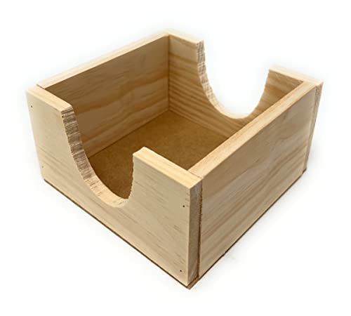 Space Home - Rustikaler Tisch Serviettenhalter - Holz Serviettenhalter - Quadratischer Serviettenständer - 13 cm Space Home - Rustikaler Tisch Serviettenhalter - Holz Serviettenhalter - Quadratischer Serviettenständer - 13 cm von Space Home