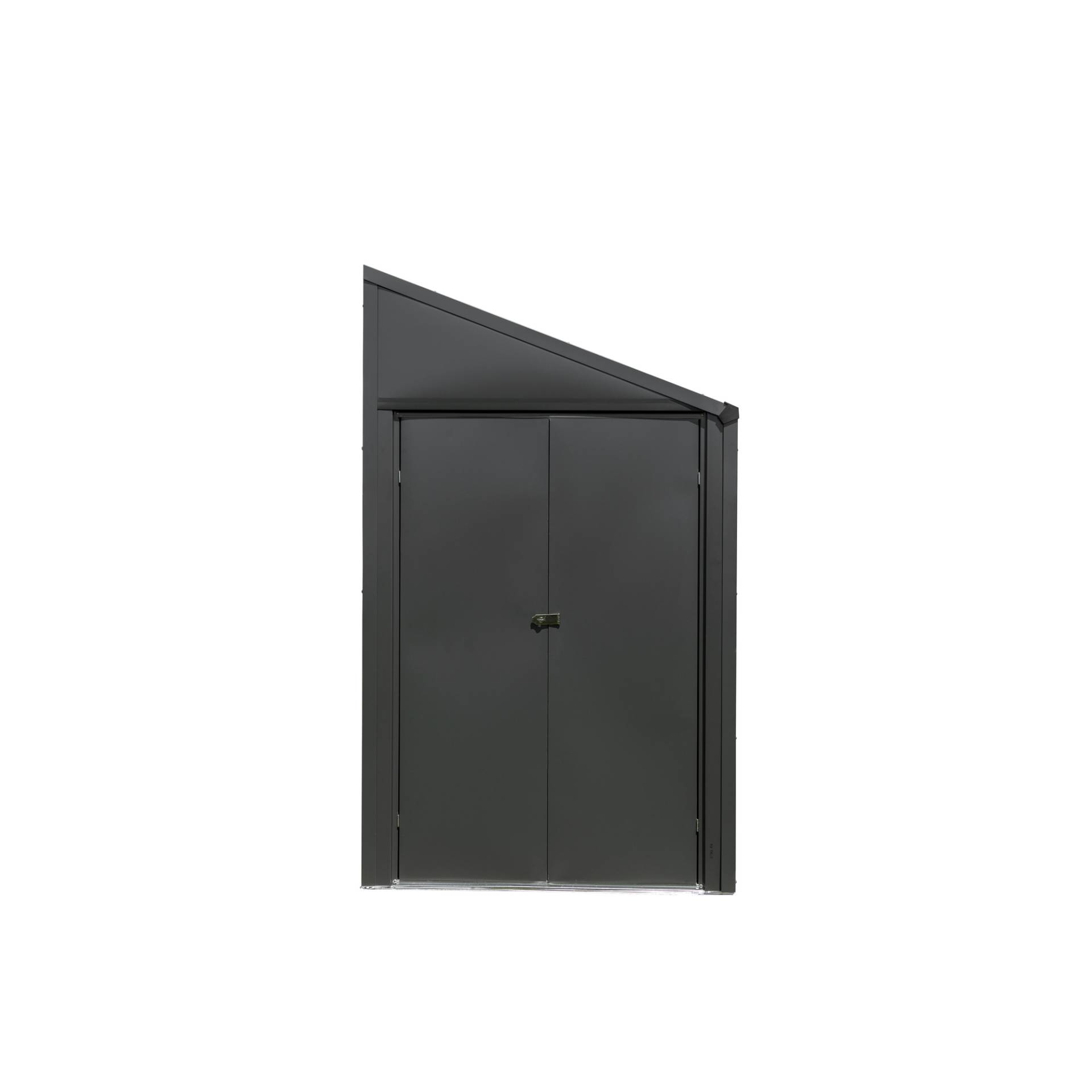 Spacemaker Anlehngerätehaus '4 x 7' grau Metall 124 x 203 x 208 cm Spacemaker Anlehngerätehaus '4 x 7' grau Metall 124 x 203 x 208 cm von Spacemaker