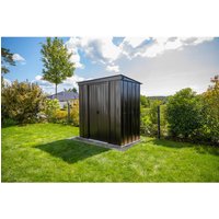 Spacemaker Gartenhaus Onyx schwarz Metall B/H/T: ca. 254x196x119 cm von Spacemaker