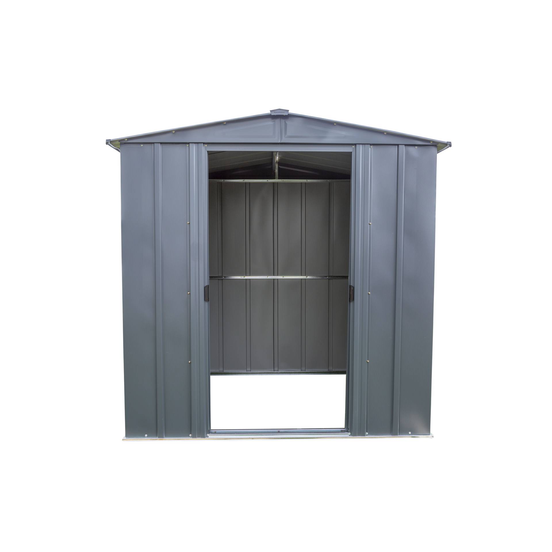 Spacemaker Gerätehaus '6 x 5' grau Metall 151 x 194 x 191 cm Spacemaker Gerätehaus '6 x 5' grau Metall 151 x 194 x 191 cm von Spacemaker
