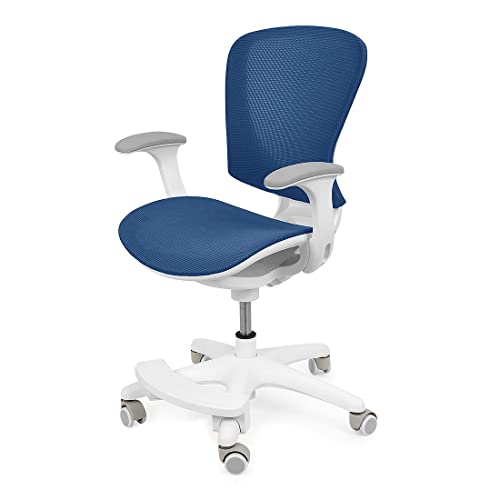Spacetronik Schreibtischstuhl Kinder - Kinder-Drehstuhl mit Fußstütze - Kinderstuhl 5-14 Jahre - Bürostuhl mit verstellbarem Rücken und Sitz - Ergonomischer Stuhl - Sitzhöhe 42-49,5 cm von Spacetronik