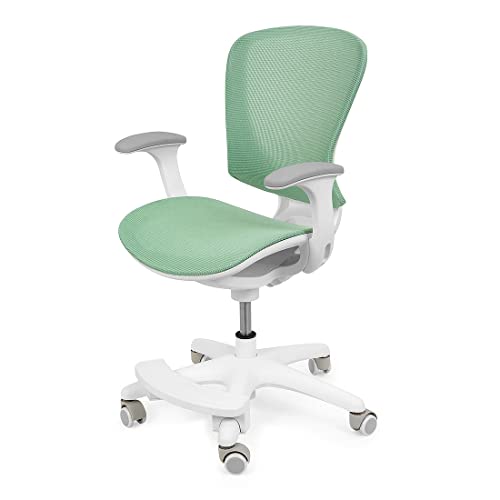 Spacetronik Schreibtischstuhl Kinder - Kinder-Drehstuhl mit Fußstütze - Kinderstuhl 5-14 Jahre - Bürostuhl mit verstellbarem Rücken und Sitz - Ergonomischer Stuhl - Sitzhöhe 42-49,5 cm von Spacetronik