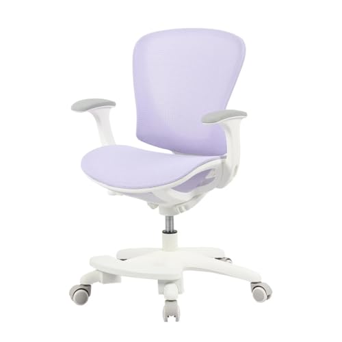 Spacetronik Schreibtischstuhl Kinder - Kinder-Drehstuhl mit Fußstütze - Kinderstuhl 5-14 Jahre - Bürostuhl mit verstellbarem Rücken und Sitz - Ergonomischer Stuhl - Sitzhöhe 42-49,5 cm von Spacetronik