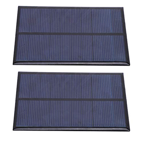 2pcs Mini Solar Panel Power Modul 5V 500 MA 2.5W Solarpanel Batterie Polysilicon Industrieversorgung für Rasenlichter, Landschaftsleuchten von Spacnana