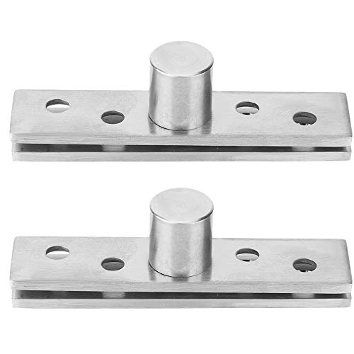 360-Grad-Türscharnier, Drehtürscharnier, 2er-Pack 360-Grad-Drehtürscharniere, Verdeckte Drehscharniere aus Edelstahl, 75 X 17 Mm, Hardwarescharniere (Mittelwelle) von Spacnana