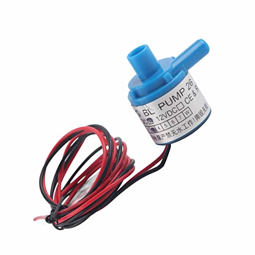 Bürstenlose DC-Wasserpumpe, 6 V DC, 3 W, Geräuscharme Mini-Wasserpumpe in Lebensmittelqualität, Bürstenlose Umwälzwasserpumpe für Aquarien, Springbrunnen, Power-Wasserpumpen Bürstenlose DC-Wasserpumpe, 6 V DC, 3 W, Geräuscharme Mini-Wasserpumpe in Lebensmittelqualität, Bürstenlose Umwälzwasserpumpe für Aquarien, Springbrunnen, Power-Wasserpumpen von Spacnana