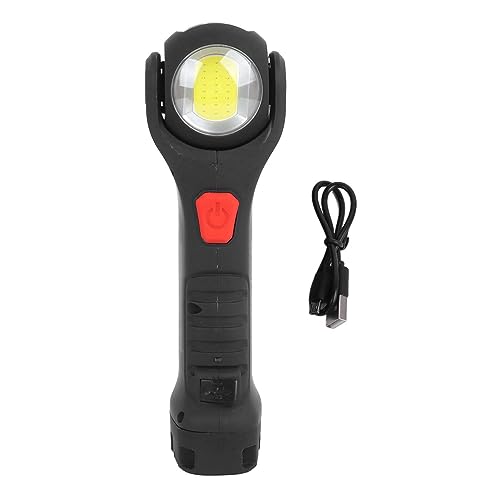 Drehbare Taschenlampe aus ABS-Kunststoff, USB-Aufladung, Starke Lichtbeleuchtung, 360°-Drehung, Integriertes Magnetdesign Drehbare Taschenlampe aus ABS-Kunststoff, USB-Aufladung, Starke Lichtbeleuchtung, 360°-Drehung, Integriertes Magnetdesign von Spacnana