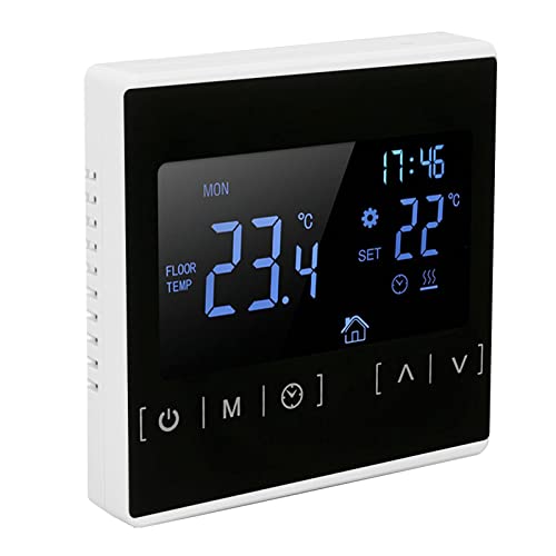 Dual Control Temperaturregler Digitaler Thermostat mit LCD-Display Smart Thermostat für Zuhause von Spacnana