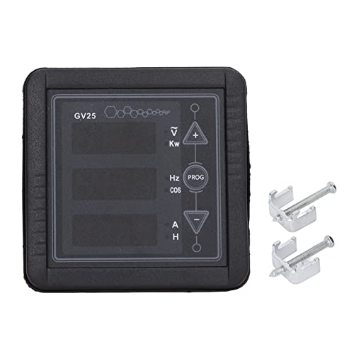 Generator Digital Meter, Generator Digital Multifunktionsmessgerät ABS Gehäuse IP54 Spannung Strom Frequenz Tester Dieselgenerator GV25, PH Meter Generator Digital Meter, Generator Digital Multifunktionsmessgerät ABS Gehäuse IP54 Spannung Strom Frequenz Tester Dieselgenerator GV25, PH Meter von Spacnana