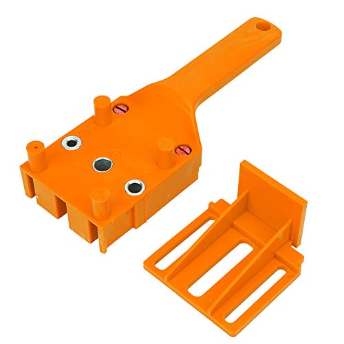 Holzbearbeitungsdübel -Jig für Schnelle, Genaue Gelenke, Hochfestes Kunststoff -Selbstzentrierer, der mit Holz Verwendet Wird (ORANGE) von Spacnana