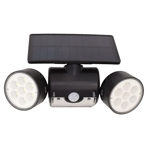Rotierende Solarlampe mit Doppeltem Rundem Kopf Im Freien 3D-LED-Human-Sensing-Innenhof-Landschaftsstraßenlaterne Solar-Doppelkopf-rotierende Beleuchtung Wandleuchte Rotierende Solarlampe mit Doppeltem Rundem Kopf Im Freien 3D-LED-Human-Sensing-Innenhof-Landschaftsstraßenlaterne Solar-Doppelkopf-rotierende Beleuchtung Wandleuchte von Spacnana