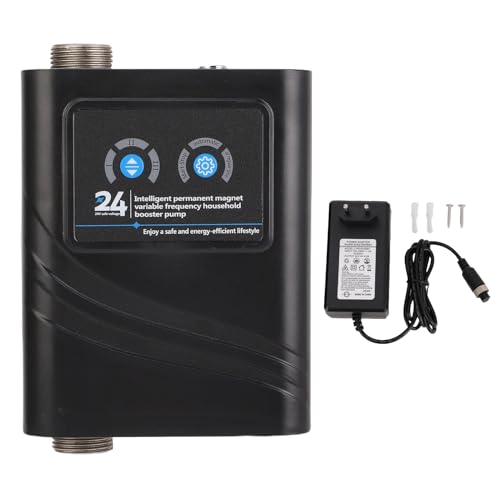 Spacnana 24 -V -Wasserdruckpumpe 120 W 42 L/min Flussrate 28 -Meter -Lift 3 Getriebe Manuelle Automatische Pumpe für Home -Waschmaschine (EU -Stecker 100‑240V) von Spacnana