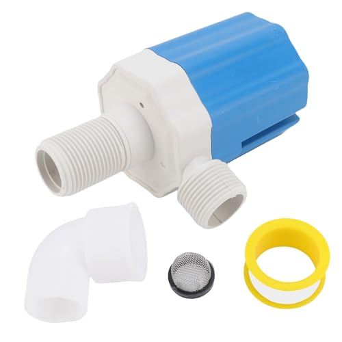 Spacnana 3/4 -Zoll -Innenart Automatischer Wasserspiegel -Steuerventil Solar Warmwasserbereiter Nylon -Schwimmerventil für Schwimmbäder Solarenergie -Toiletten (Oberer Einlass) von Spacnana