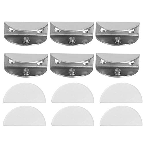 Spacnana 6pcs Edelstahlglasklemme 12 Bis 14 Mm Halterhalterung Panel Pürbierter Oberfläche Spacnana 6pcs Edelstahlglasklemme 12 Bis 14 Mm Halterhalterung Panel Pürbierter Oberfläche von Spacnana