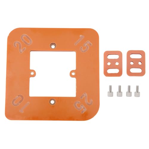 Spacnana Abgerundete Ecken Router -Bit -Vorlage R10 R15 R20 R25 4 in 1 Konstruktion Runde Ecke Positionierungsform für Holzbearbeitung von Spacnana