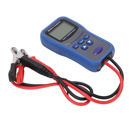 Spacnana Auto-Batterie-Tester 100-2000 CCA Generator Starter Tester Digital Auto Analyzer für LKW-Marine-Motorradboot mit LCD-Bildschirmspannung Innerem Widerstand CCA AH-Kapazitätstest von Spacnana
