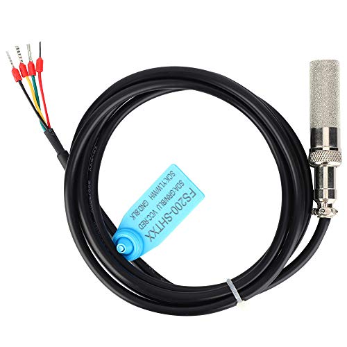 Spacnana Bodentemperatursensor -Messgerät, Digitale Bodenfeuchtigkeitstemperatursensor -Messgerät mit Innerer Selbstkalibrierung für HLK, Gewächshäuser () von Spacnana