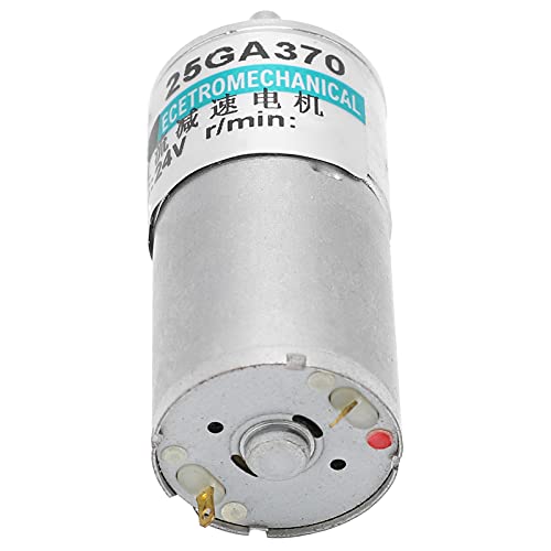 Spacnana CW CCW Permanent Magnet Niedriger Geschwindigkeit Mikromotor DC -Zahnrad 24 V XD -25GA370 für Bildungskits (200 U/min) von Spacnana
