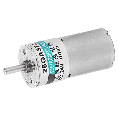 Spacnana CW CCW Permanent Magnet Niedriger Geschwindigkeit Mikromotor DC -Zahnrad 24 V XD -25GA370 für Bildungskits (300 U/min) von Spacnana
