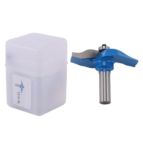 Spacnana Cove Angehobene Panel Router Bit 1/2 -Zoll -Schaft -Yg8 -Legierterkopf 45 Kohlenstoffstahlkörper für Holzbearbeitung mit Geschlossenen Schmierunglagern von Spacnana