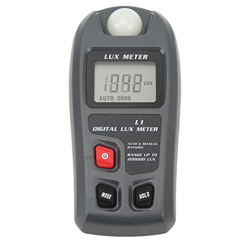 Spacnana Digital Light Messer Lux Illuminance Tester Großes LCD -Display für Häuser, Lagerhäuser, Farmen, Bühne, Stadien von Spacnana