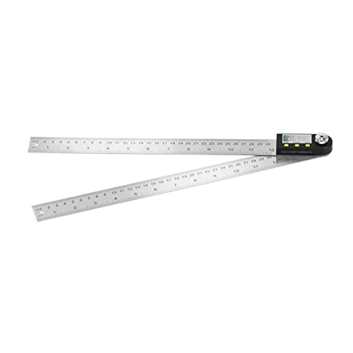 Spacnana Digitalwinkel -Finder -Werkzeug Goniometer Protraktor für Automobile, Schnelles Berechnungssystem (0-300MM) von Spacnana
