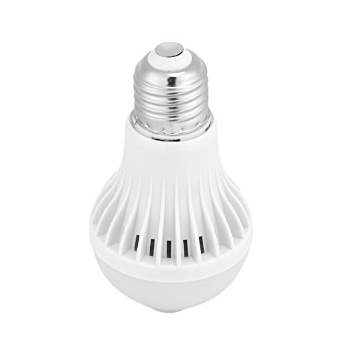 Spacnana E27 PIR-Infrarot-Bewegungsmelder-Glühbirne, Intelligente Erkennung, LED-Sensorlampe für Badezimmer, Flur, Keller, Außenbereich (5W) von Spacnana