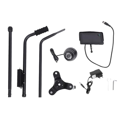 Spacnana Elektrisch Im Fahrzeuginspektionsspiegel, 120 -Grad -Weitwinkelkamera mit 4,3 -Zoll -TFT -LCD -Bildschirm für LKW -Geräteregale (EU-Stecker) von Spacnana