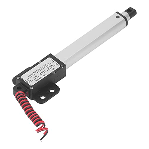 Spacnana Elektrischer Linearer Aktuator, 75 -mm -Hub Elektrische Mikro -Linear -Aktuator Aluminiumlegierung 12V 150n Multi -Schutz Elektrische Mini, Lineare Bewegungsaktuatoren (Mit Halterung) von Spacnana