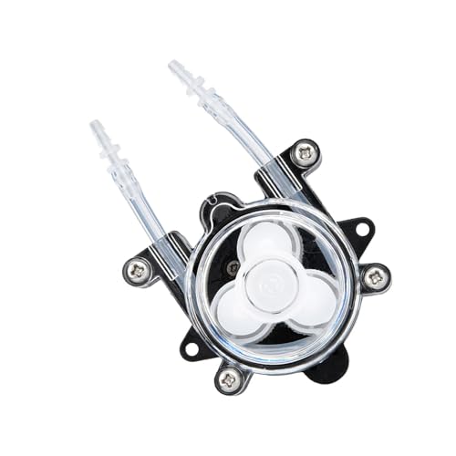 Spacnana G528 Labor Peristaltische Pumpe DC12V 0 Bis 150 Ml/min Einstellbare Durchflussrate mit 3 Rohrgrößen (2 * 4 (Schlauch)) von Spacnana