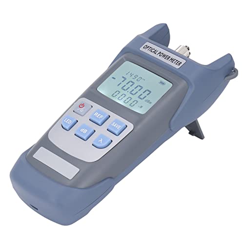 Spacnana Glasfasermesser Easy Precise Service Long Battery ABS ABS -Auto mit 7 Testgolflänge für Glasfasermeter von Spacnana