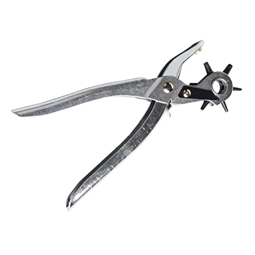 Spacnana Gürtelloch Puncher 2mm-4,5 Mm Multifunktionales Federstahl-Punch-Werkzeug, Premium-Material für Ledergürtel, Beutelgurt, Kompaktes und Tragbares Design von Spacnana