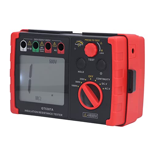 Spacnana Isolierwiderstandstester Zuverlässige MegoHmmeter für Motorkabel Stromanlagen 500 V 1000 V Erd Erdspannungstests Leckschaltermesser für Ingenieure ABS Als ABS Spacnana Isolierwiderstandstester Zuverlässige MegoHmmeter für Motorkabel Stromanlagen 500 V 1000 V Erd Erdspannungstests Leckschaltermesser für Ingenieure ABS Als ABS von Spacnana
