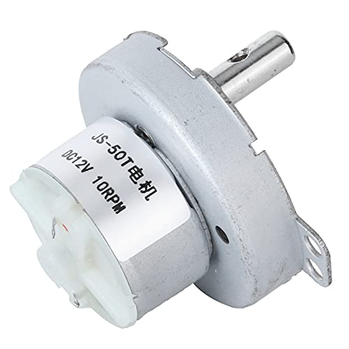 Spacnana JS-50T DC12V Reduktion Motor mit Niedriger Geschwindigkeit Großer Torsionsmikro-DC-Motor für Elektrische Ventilatoren, 1 X von Spacnana