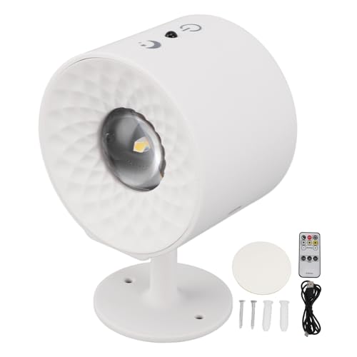 Spacnana LED-Wandleuchte, Wandleuchte mit 3 Farbtemperaturmodi, Wiederaufladbarer Akku, Touch- und Fernbedienung von Spacnana