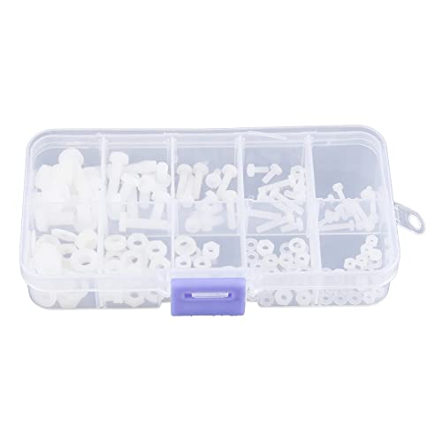Spacnana Langlebige 150pcs Schraubenschrauben Muttern Waschmaschinen-Sortiment-Kit für -Enthusiasten und Profis von Spacnana