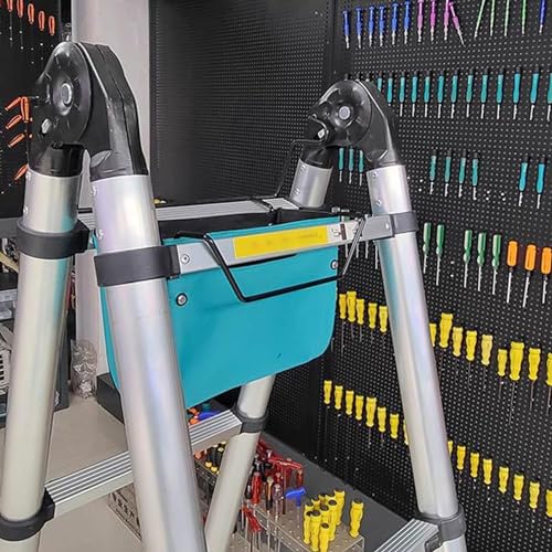 Spacnana Leiter Werkzeug Aufbewahrungstasche Sichere Elastizitätsband Seitentaschen Oxford -Stoff für Reparaturarbeiten von Spacnana