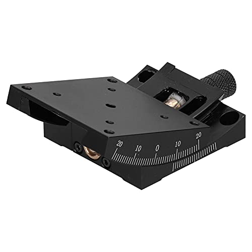 Spacnana Lineare Stufe Goniometer -Schiebetisch HXV A60 60x60mm Feinabstimmungsmotor Lineare Rollenlager mit Aluminiumlegiermaterial -Wurmantriebssteuerbewegung für Optisch von Spacnana