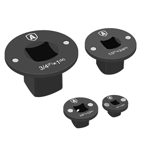 Spacnana Low Profile Impact Socket -Adapter -Set, Antriebs -Ratschen -Adapter -Set, für Steckdosen Impact -Schraubenschlüsselkabelbrüche Kabellose Bohrer von Spacnana