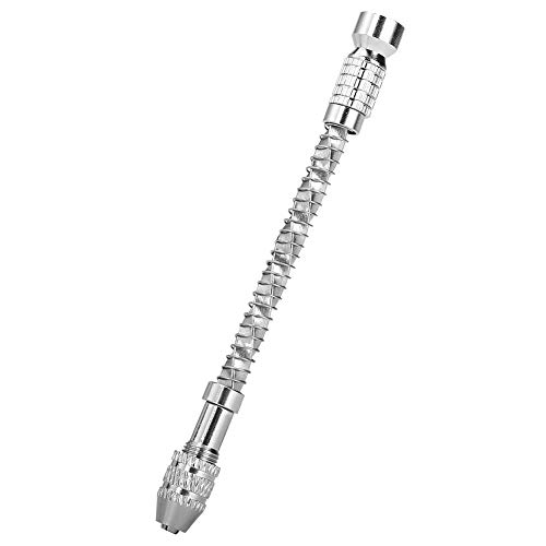 Spacnana Mini -Handbohrer, Präzisions -Semi -Automatikwerkzeug mit 20 -pcs -Drehbohrbits 0,3 1,6 Mm, für Holzkautschuk -Weichmetallstanz von Holz Kunststoff von Spacnana