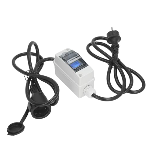 Spacnana Multifunktionaler Mobiler Digitaler Stromzähler mit Stromausfall-Speicherfunktion, Wasserdichtes IP65-LCD-Display Zur Energieverfolgung und -einsparung, AC250V 16A Spacnanaps6kda5e4b Spacnana Multifunktionaler Mobiler Digitaler Stromzähler mit Stromausfall-Speicherfunktion, Wasserdichtes IP65-LCD-Display Zur Energieverfolgung und -einsparung, AC250V 16A Spacnanaps6kda5e4b von Spacnana