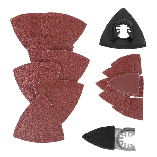 Spacnana Oscillating Saw Shree Kit 82pcs Multi -Werkzeugsandpolster für Holz, Kunststoff, Metallschleife Projekte von Spacnana