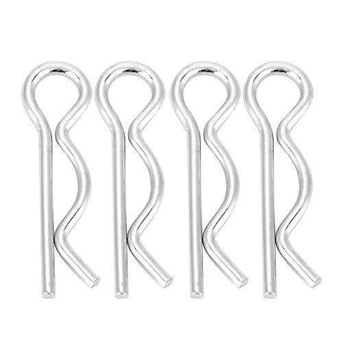Spacnana Pack des R - -Cotter -Pin -Clips mit Zinkplattierter Oberfläche Zum Befestigen von Objekten (2,5*45 mm (10pcs)) von Spacnana