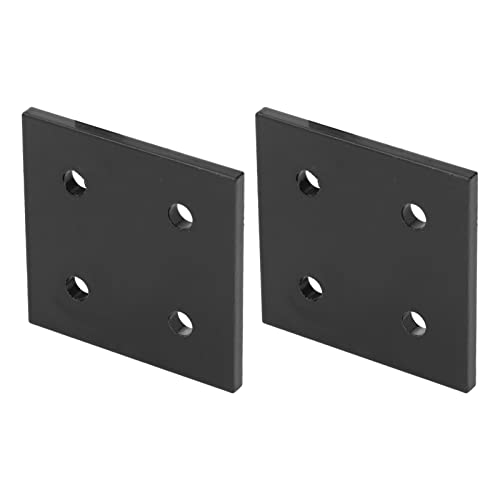 Spacnana Präzise Gemeinsame Platte Langlebige Aluminium -Verbindungshalterung für Holz 4 Löcher für Möbel Bau Gerade Halterung für Tische, Betten, Regale 2pcs (6060) von Spacnana