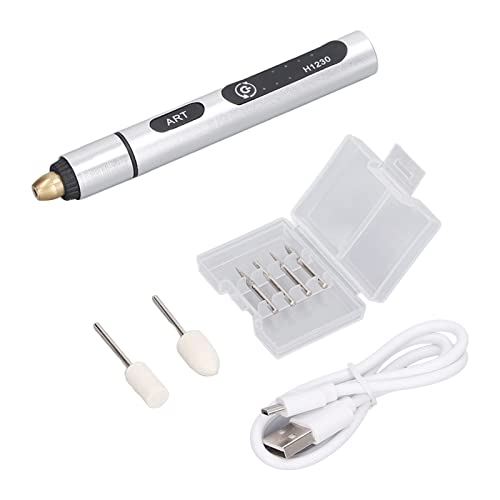 Spacnana Rotationsschleifstift, Mini-Schleifstift, MiniRotationswerkzeug, Wiederaufladbar, CW CCW, 3 Geschwindigkeiten, Elektrisches Rotationsschleifwerkzeug, Eingebaut, SPACNANAHNPOT06V97 Spacnana Rotationsschleifstift, Mini-Schleifstift, MiniRotationswerkzeug, Wiederaufladbar, CW CCW, 3 Geschwindigkeiten, Elektrisches Rotationsschleifwerkzeug, Eingebaut, SPACNANAHNPOT06V97 von Spacnana