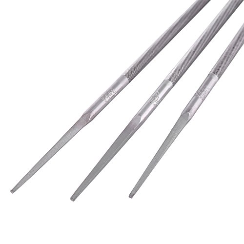Spacnana Runde Kettensägendateien - 3pcs Set von Lagerstahlschärfen -Kettensägen Dateien (4mm/4,8 Mm/5,5 mm) (4mm) von Spacnana