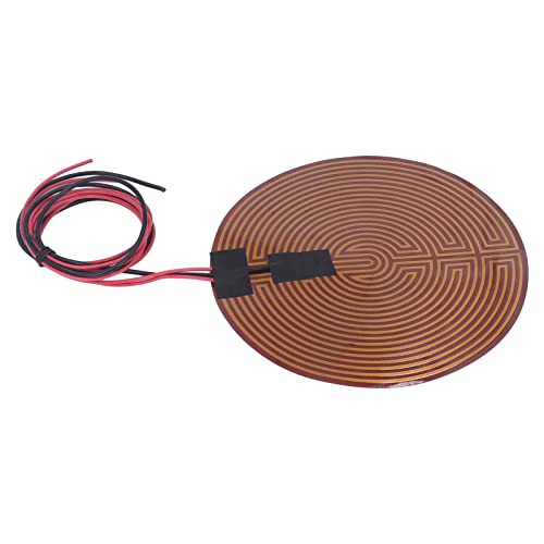 Spacnana Runde PI Filmheizung Zuverlässig 100k Thermistor Starkes Klebstoffdesign für 3D -Drucker -Enthusiasten (DC24V 180W) von Spacnana