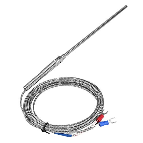 Spacnana Typ K Thermoelement, Temperatursensorsonde 0-400 ℃, Hochempfindlicher 5-mm-Durchmesser für die Temperaturmessung (#3) von Spacnana