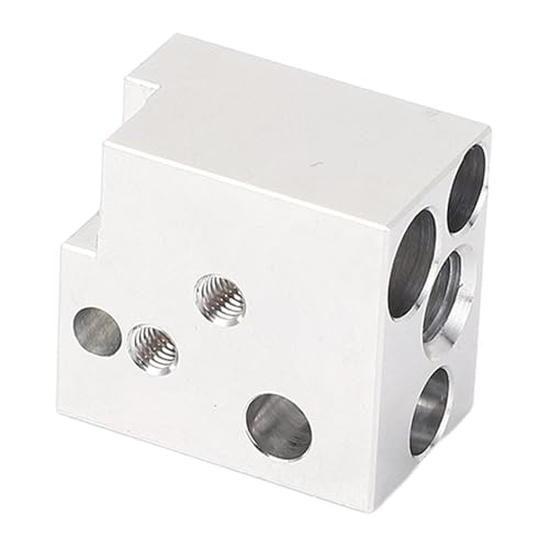 Spacnana Warmendheizungsblock Verbesserte Thermische Isolierung Kupferlegierter Legierung 3D -Drucker Bedrohung Extruderheizungsblock -Hochtemperaturresistente überlegene Wärmeleitfähigkeit für die von Spacnana