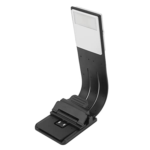 Spacnana Wiederaufladbare USB-Buch-Leselampe, Dimmbare 3-farbige LED-Klipp-Buchlampe Zum Lesen Im Bett, Auto Spacnana Wiederaufladbare USB-Buch-Leselampe, Dimmbare 3-farbige LED-Klipp-Buchlampe Zum Lesen Im Bett, Auto von Spacnana